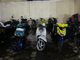 Kendaraan Bermotor Diduga Digunakan Balap Liar Disita Satlantas Polres Selayar. [Foto: Ist]